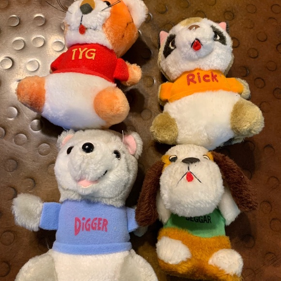 Vintage lot of Shirt Tales Plush Digger Tyg Rick - Picture 1 of 11